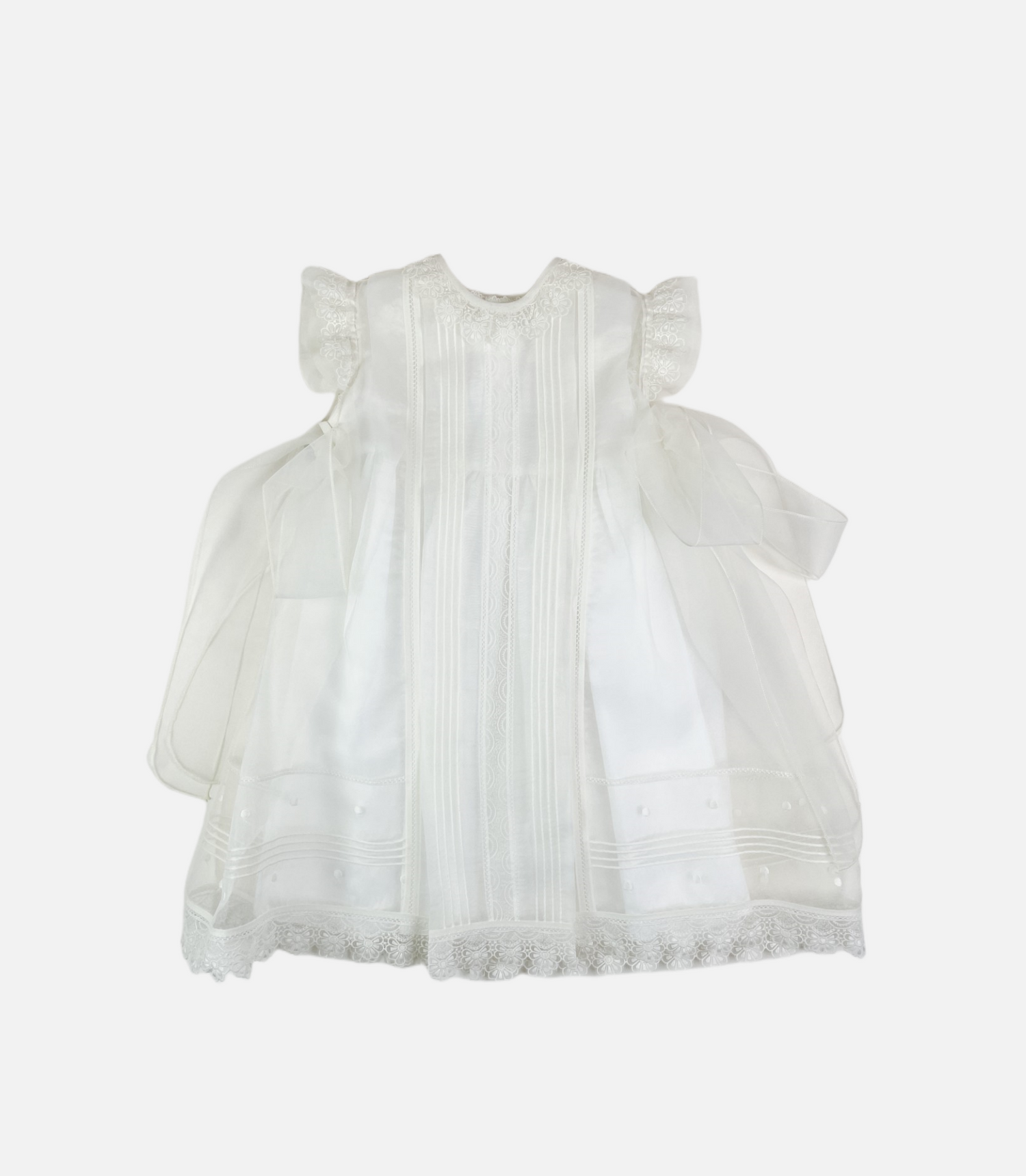 Luxe off-white crystal Baby Dress