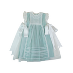 Mint crystal plumetti 2-piece luxe Baby Dress