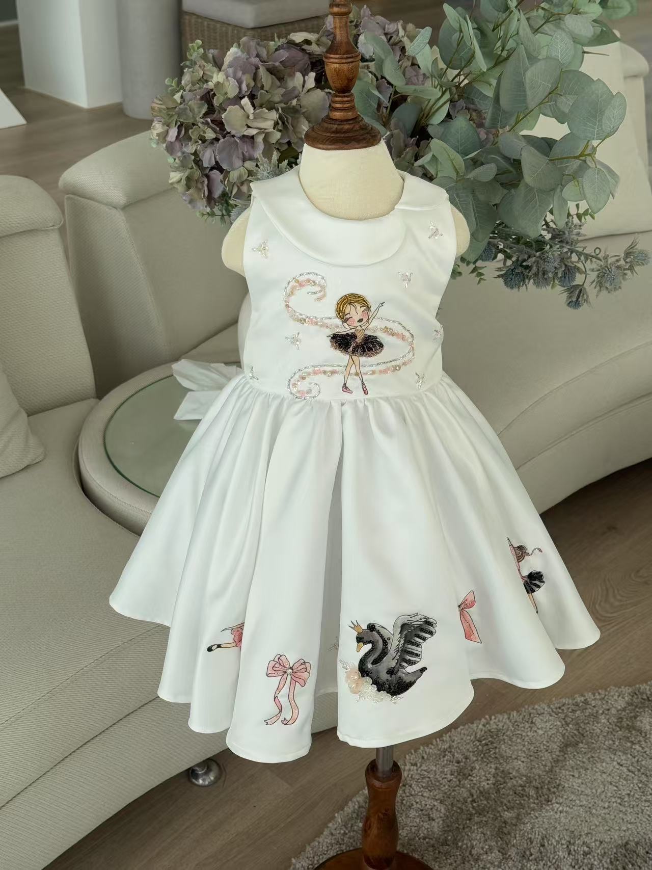 Chaikohouse Elegant Ballerina White Dress| Pre-order