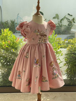 Chaikohouse Fairy Tale Pink Puff Sleeve Dress| Pre-order