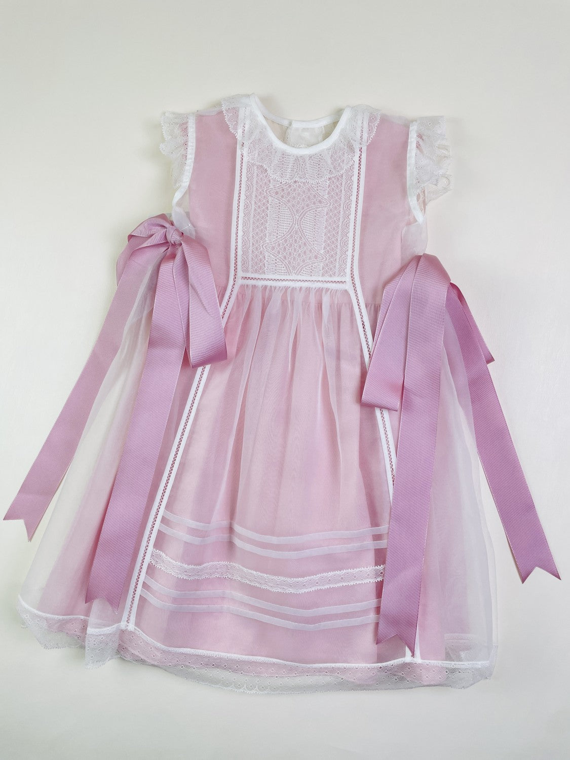 Pink crystal  2-piece Luxe Baby Dress