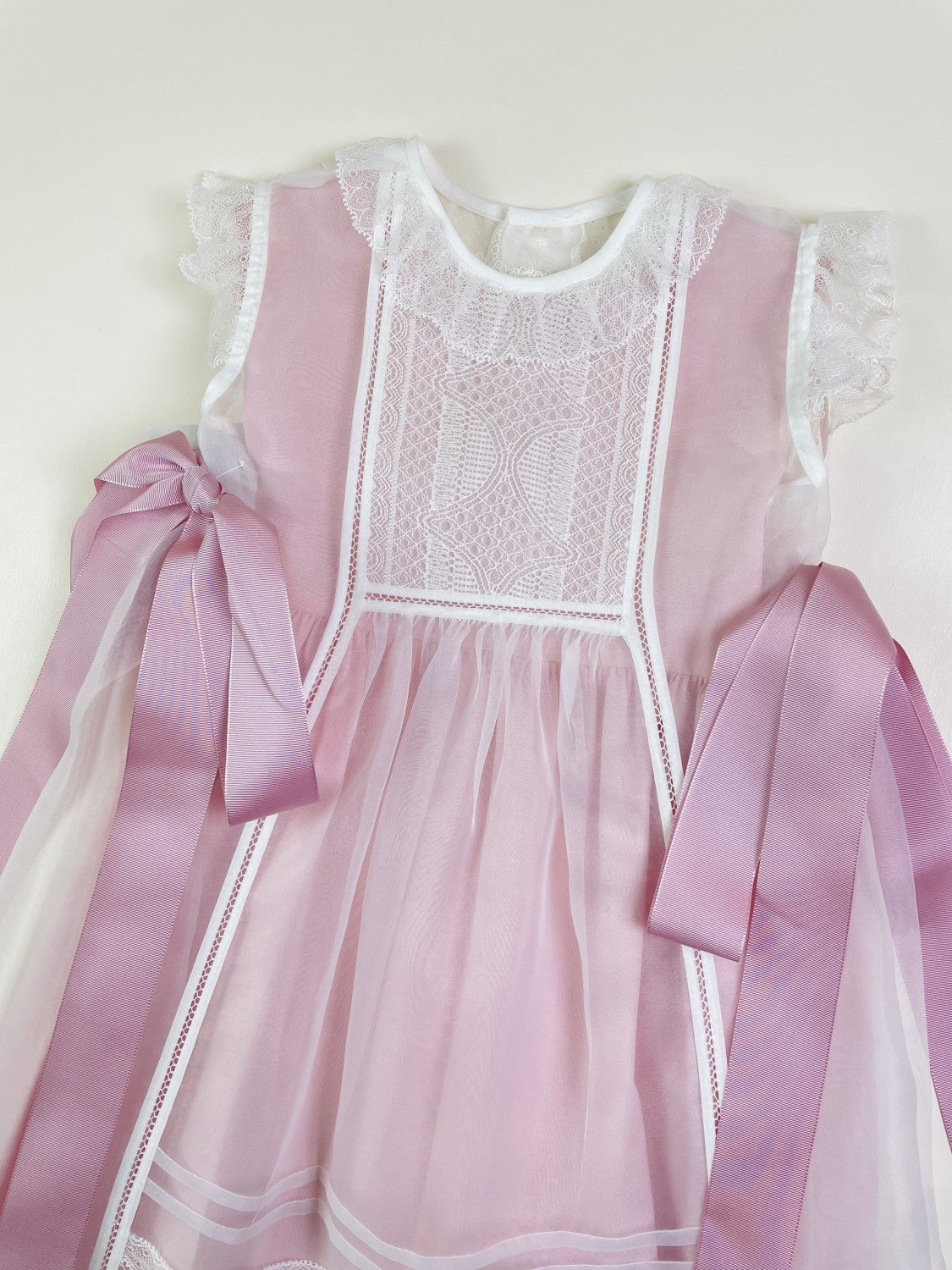Pink crystal  2-piece Luxe Baby Dress