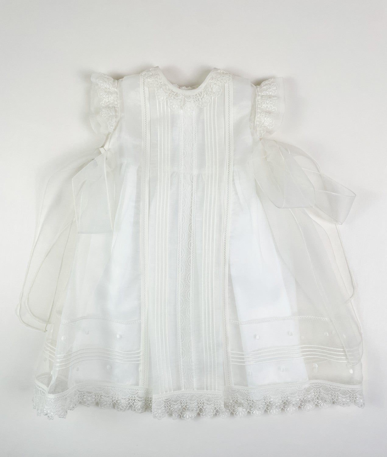 Luxe off-white crystal Baby Dress