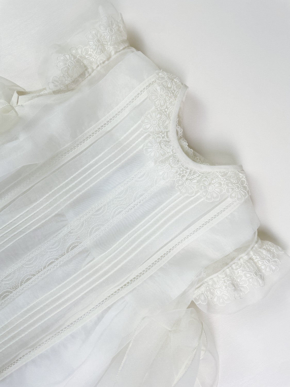 Luxe off-white crystal Baby Dress