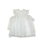 Luxe off-white crystal Baby Dress