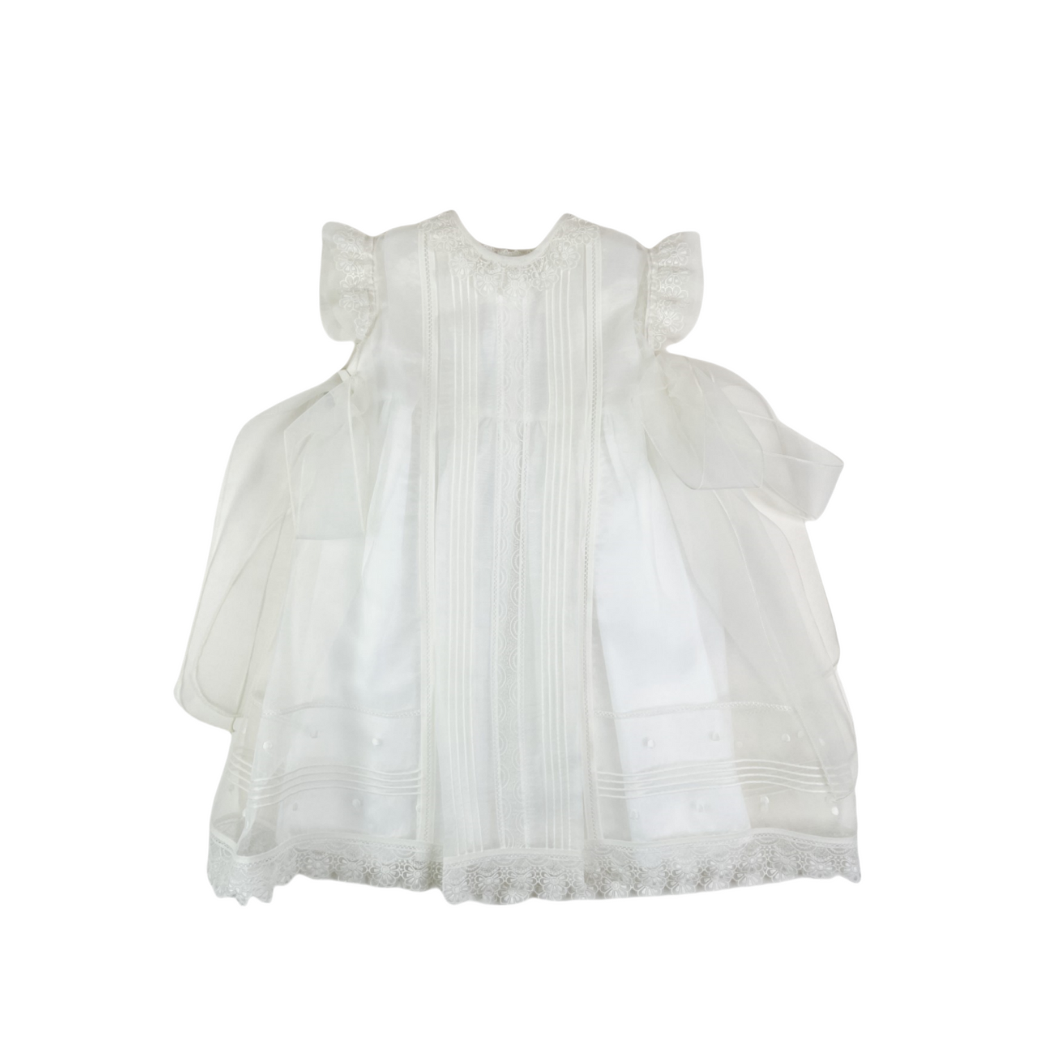 Luxe off-white crystal Baby Dress