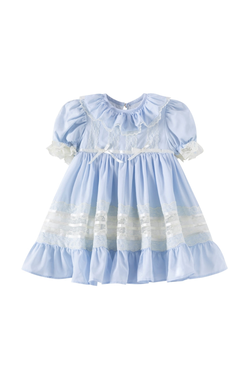 JannyBB Vintage Blue Elegant Heirloom Dress CAMELLIAHEIRLOOM JannyBB Vintage Blue Elegant Heirloom Dress CAMELLIAHEIRLOOM