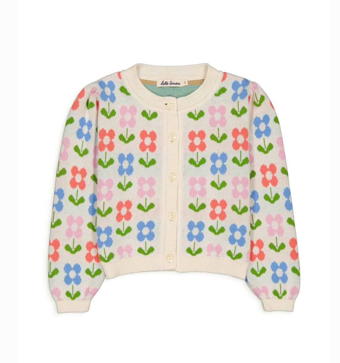 Hello Simone Fleurette Floral Knit Sweater