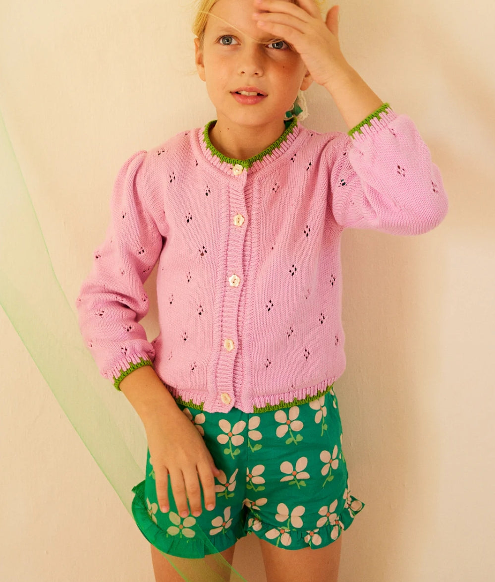 Hello Simone Floral Cotton Voile Shorts