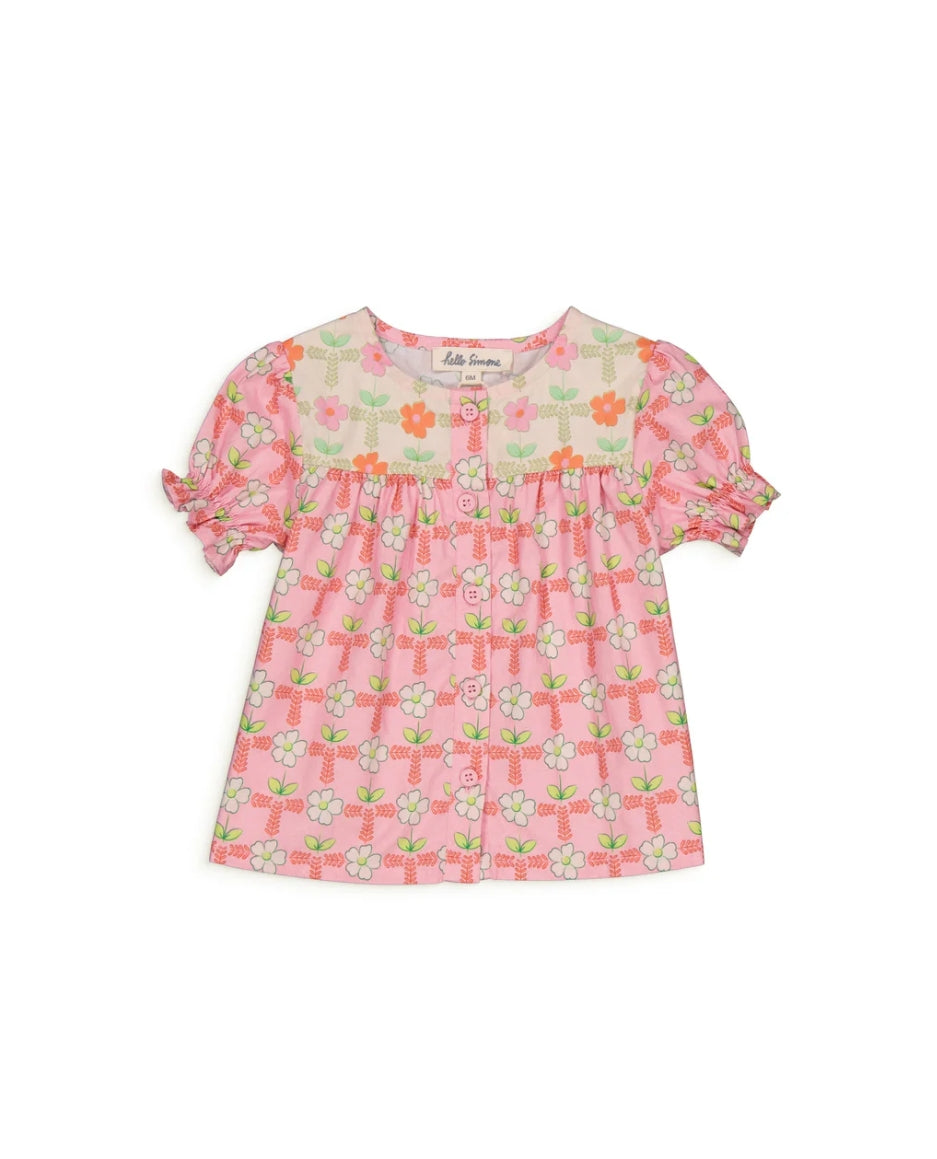 Hello Simone  Lovely Rose Baby Blouse