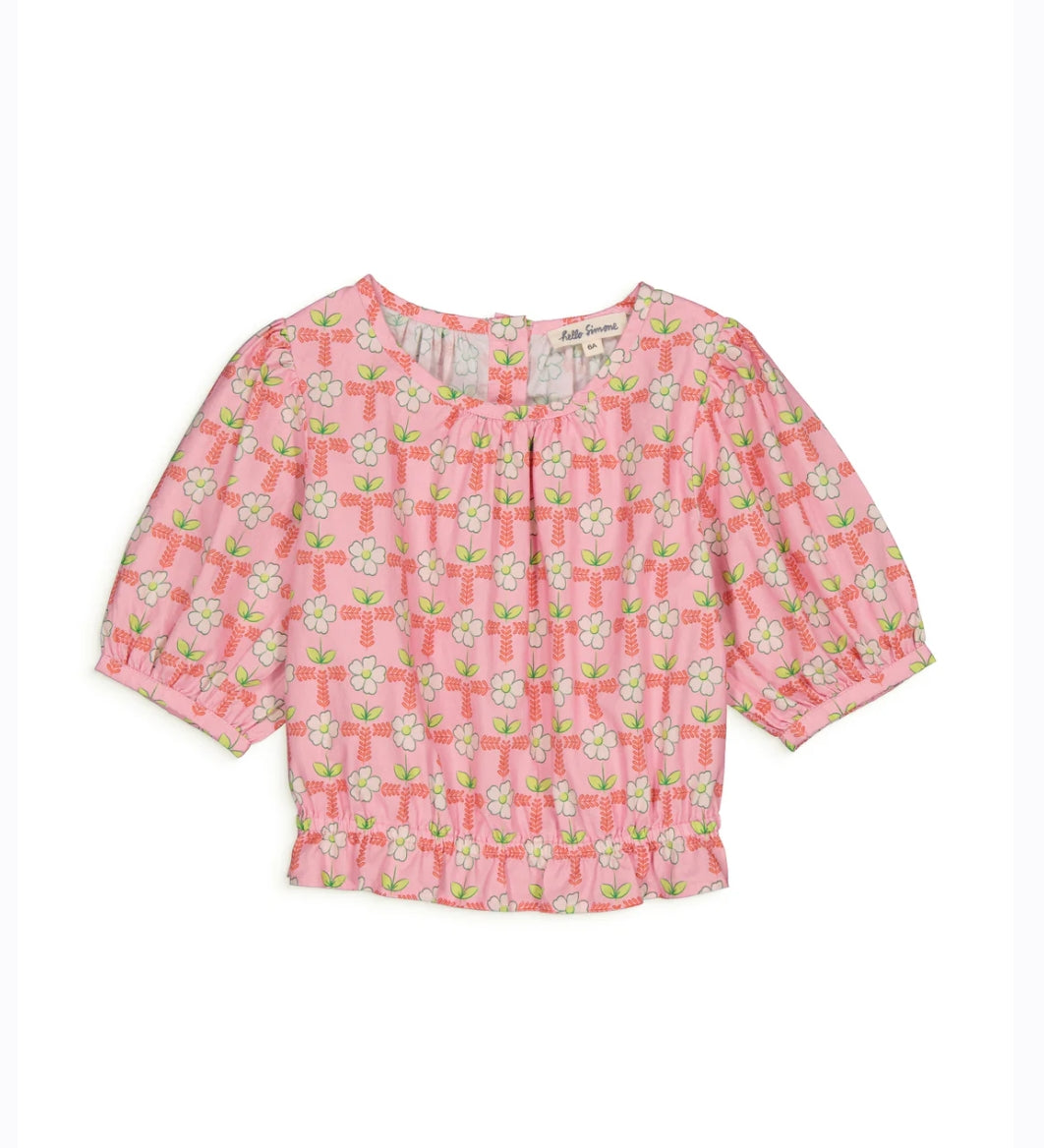 Hello Simone Lovely Rose Floral Cotton Top
