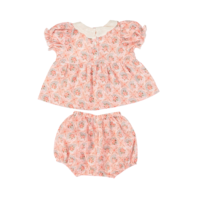 Bebe Organic Aline Baby Set Vintage Rose