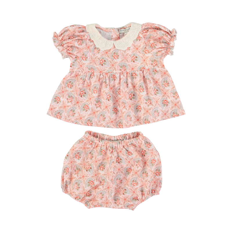 Bebe Organic Aline Baby Set Vintage Rose