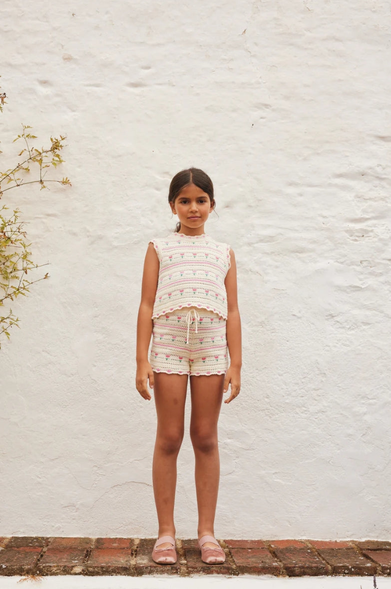 Paloma Crochet Shorts – Organic Cotton