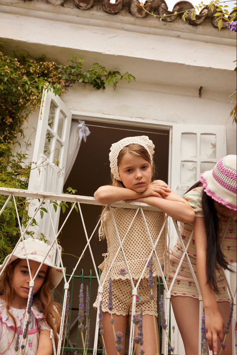 Paloma Crochet Vest – Organic Cotton