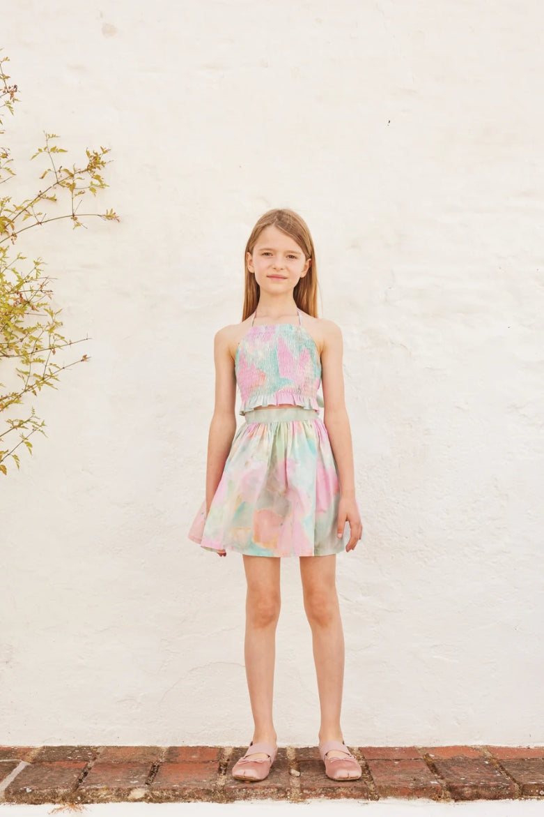 Violetta Flared Cotton Skirt
