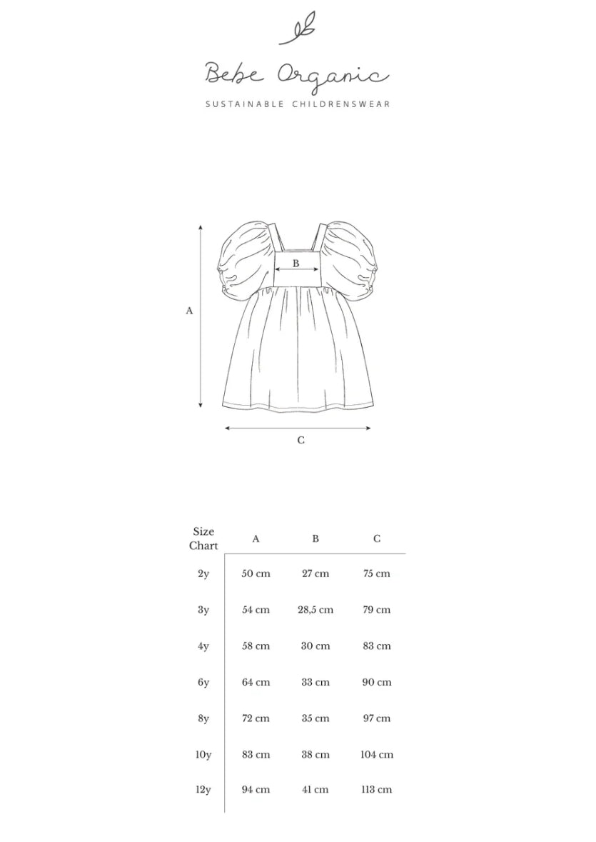 Violetta Puff Sleeve Cotton Dress
