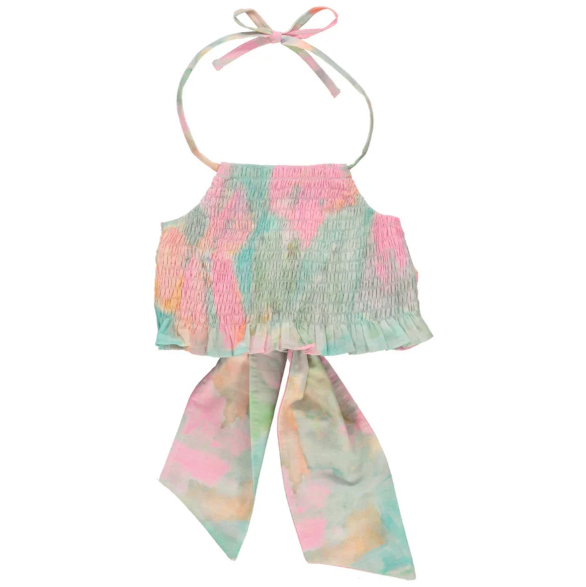 Violetta Smocked Cotton Top