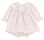 Blush Ditsy Floral Baby Dress Set