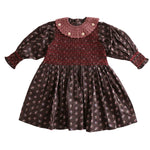 Bonjour Girls Dark Brown Dress