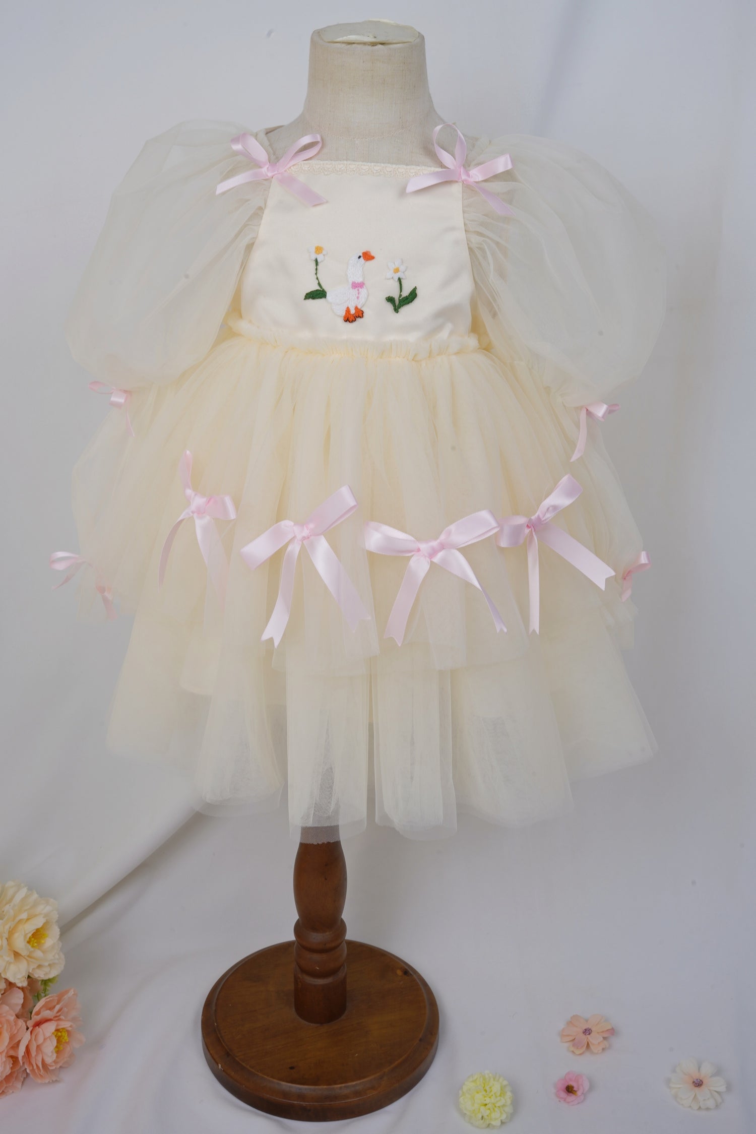 Cream Silly Goose Tulle Birthday Dress | Pre-order