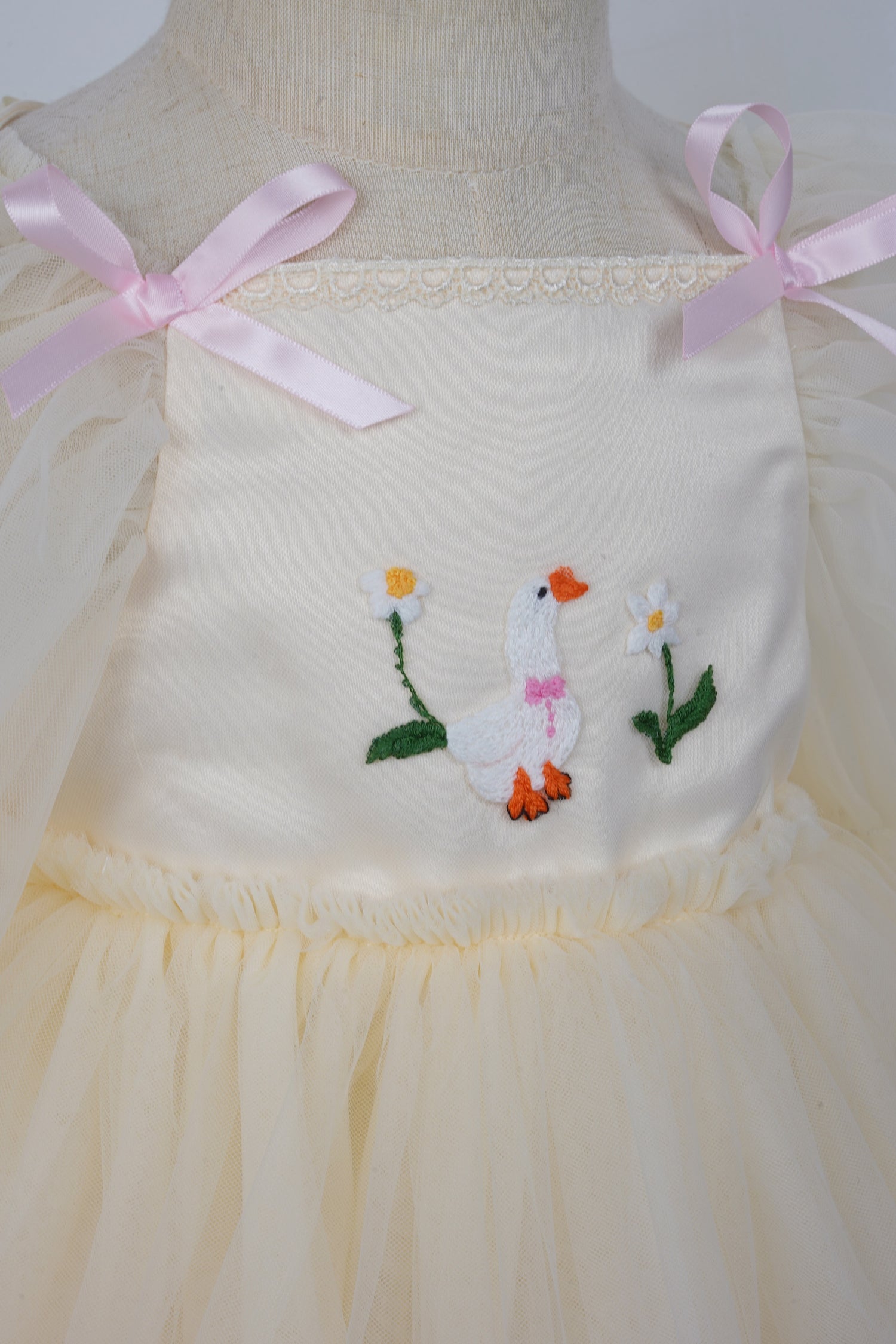 Cream Silly Goose Tulle Birthday Dress | Pre-order
