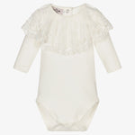 Phiclothing Baby Bodysuit with Lace Collar