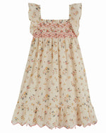 Achillea Embroidered Smocked Dress