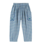 Check Cotton Trousers