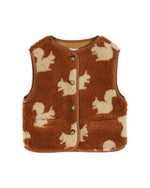 Emile et Ida Ecureuil Brown Vest