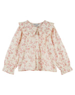 Emile et Ida Ruffle Collar Long Sleeve Blouse