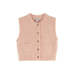 Emile et Ida Rose Fluffy Knit Vest