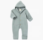Engel Natur Baby Organic Merino Wool Fleece Hooded Overall