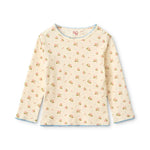 Floess Long Sleeve Top in Ditsy Rose