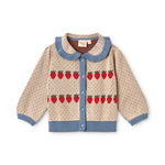 Floess Berry Strawberry Cardigan with
