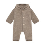 Huttelihut Pointed Hood - Coconut BrownFleece Pixie Suit