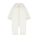 Tofu White Bear Ear Hooded Baby Suit
