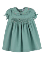 LULIME Green Embroidered Dress