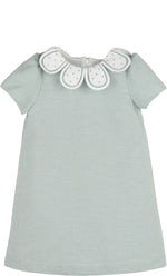 lulime Sage Green Houndstooth Dress