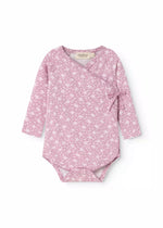 MarMar Copenhagen Newborn Baby Girls Kimono Tie Wrap Long Sleeve Bodysuit