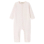 MarMar Copenhagen Baby Girls Long Sleeve Front Snap Romper