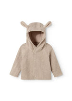 MarMar Copenhagen Teddy Fleece Hooded Jacket with Ears - Light Warm Sand