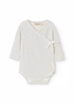 MarMar Copenhagen Newborn Baby Kimono Tie Wrap Long Sleeve Bodysuit