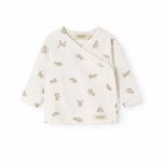 MarMar Copenhagen Newborn Baby Kimono Wrap Long Sleeve Top