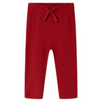MarMar Copenhagen Drawstring Leggings - Berry Red
