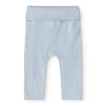 MarMar Copenhagen Cloud Blue Newborn Baby Fold-Over Leggings
