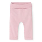MarMar Copenhagen Powder Pink Rib Fold-Over Leggings