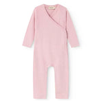 MarMar Copenhagen Powder Pink Newborn Baby Kimono Wrap Romper