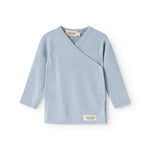 MarMar Copenhagen - Cloud Blue Rib Kimono Wrap Top