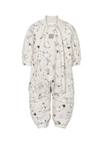 MarMar Copenhagen Baby Puffer Dual Zip Pramsuit - Moomin Print Off-White